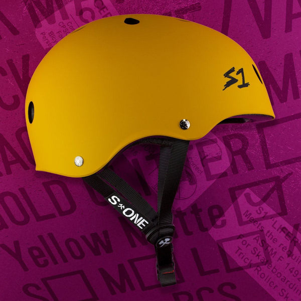 S1 Lifer Helmets - Yellow Matt