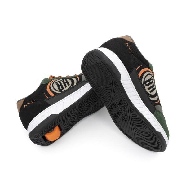 Breezy Rollers Shoes With Wheels Hero 2 - Black / Green - Skatewarehouse.co.uk