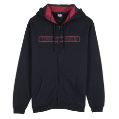 Independent Zip Hood Bar Stitch Zip Hood - Black - Skatewarehouse.co.uk