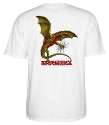 Powell-Peralta Dragons Logo Tee White