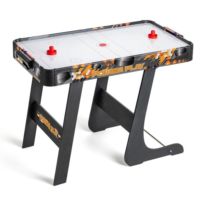 Toyrific 3ft Folding Air Hockey Game Table - Black