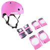 Venom Skateboard Helmet + Triple Pads Combo Protection Gift Pack - Pink - Skatewarehouse.co.uk