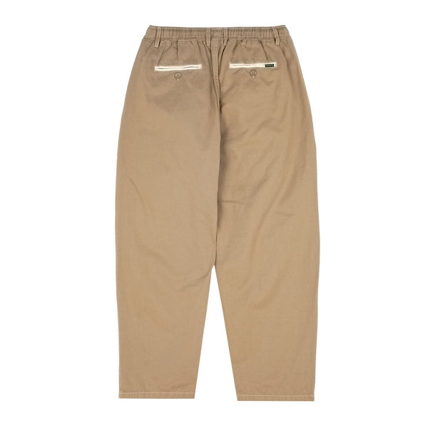 Magenta Loose Pants Stitch Beige - XL