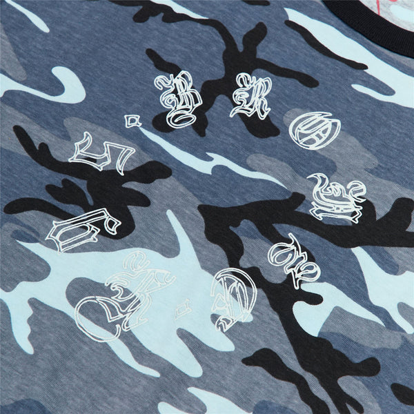 Old E Spiral Tee (Blue Camo)