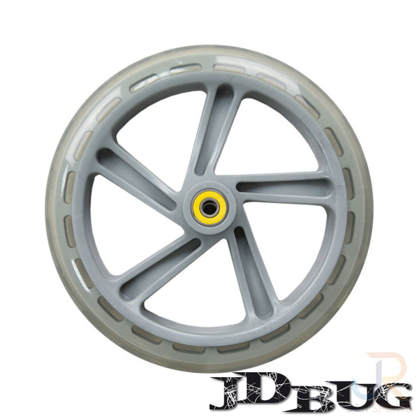 JD Bug Street 200 inc Bearings - 200mm Clear Scooter Wheels