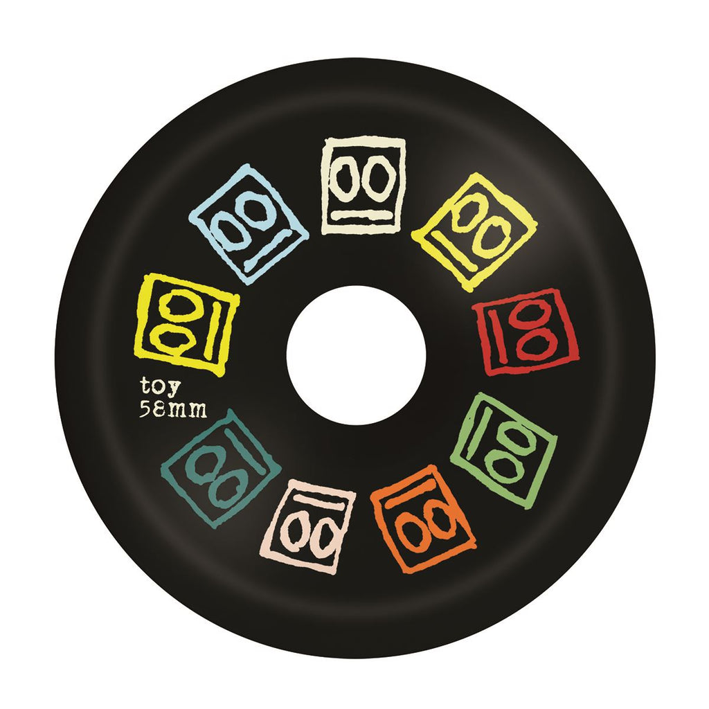 Toy Machine Bots Skateboard Wheels Black / 97A - Skatewarehouse.co.uk