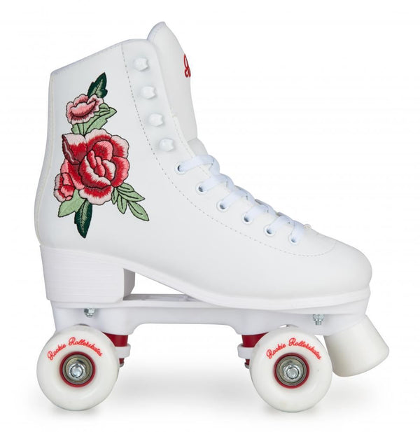 Rookie Quad Skate Rollerskates Rosa - White