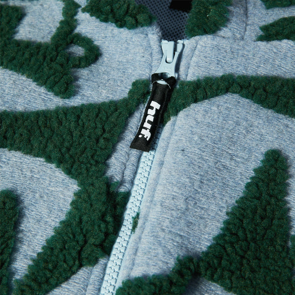 H Star Repeat High Pile Jacket (Ice Blue)