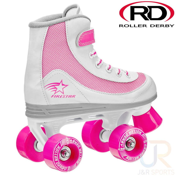 Firestar Quads V2.0 White/Pink. Quad Skates - Skatewarehouse.co.uk