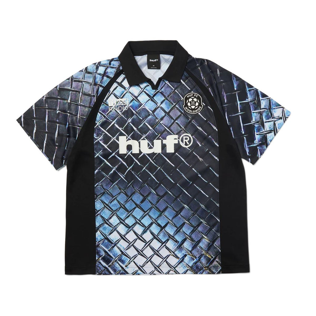 HUF Diamond Plate Jersey (Black) T-Shirt - XL