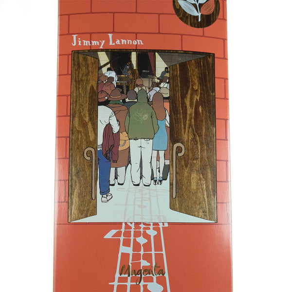 Magenta Jimmy Lannon City Jazz Board (Steep) Skateboard Deck - 8.25