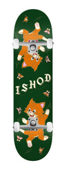 Real Ishod Kitten Scratch Twin Tail - Slick (Green) x Venom Custom Complete Skateboard - 8.3"