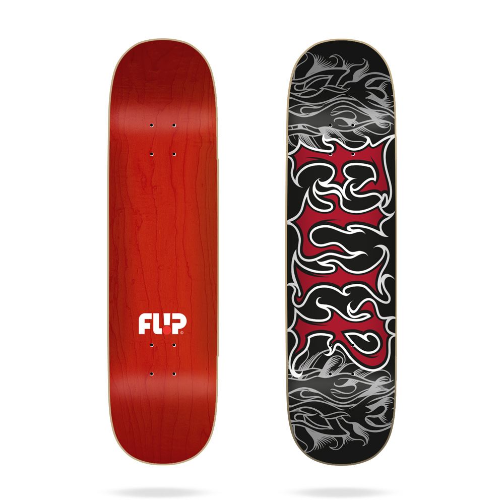 Flip Team Alchemy Red Flip Skateboard Deck - 8.0" - Skatewarehouse.co.uk