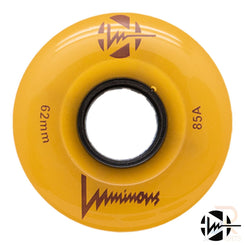 Luminous LED Quad Wheel - Sunray Glow - 62mm / 85a (Unit)