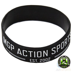 Madd Gear Est.2002 Wristband - Black 20Cm - Skatewarehouse.co.uk