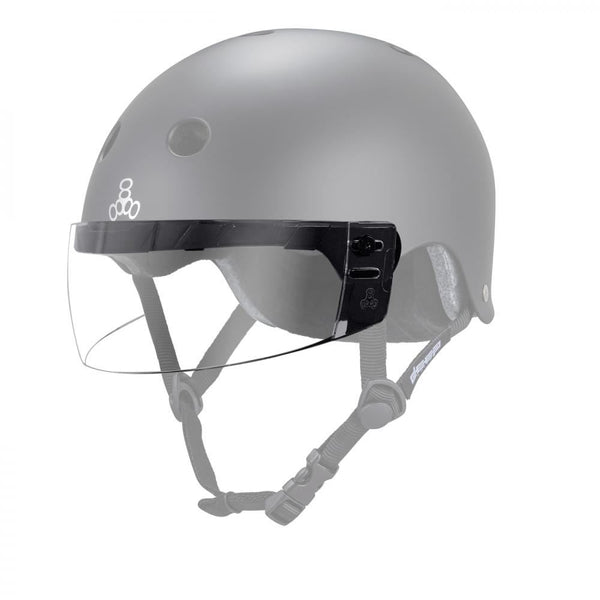 Triple Eight Helmet Visor Only Deep Cover Crown A - Black