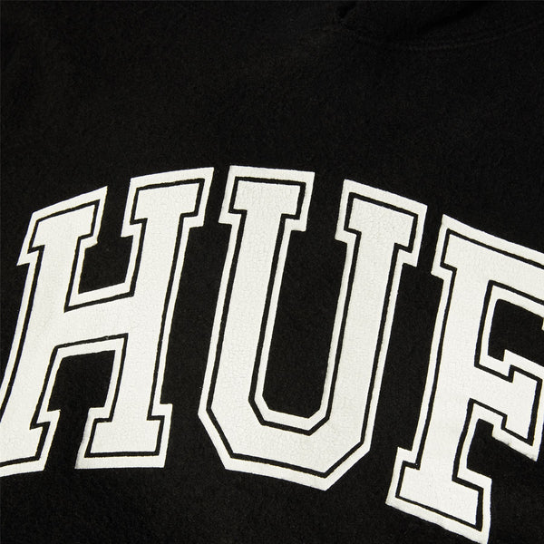 HUF Cracked Arch Reverse Hoodie (Black)