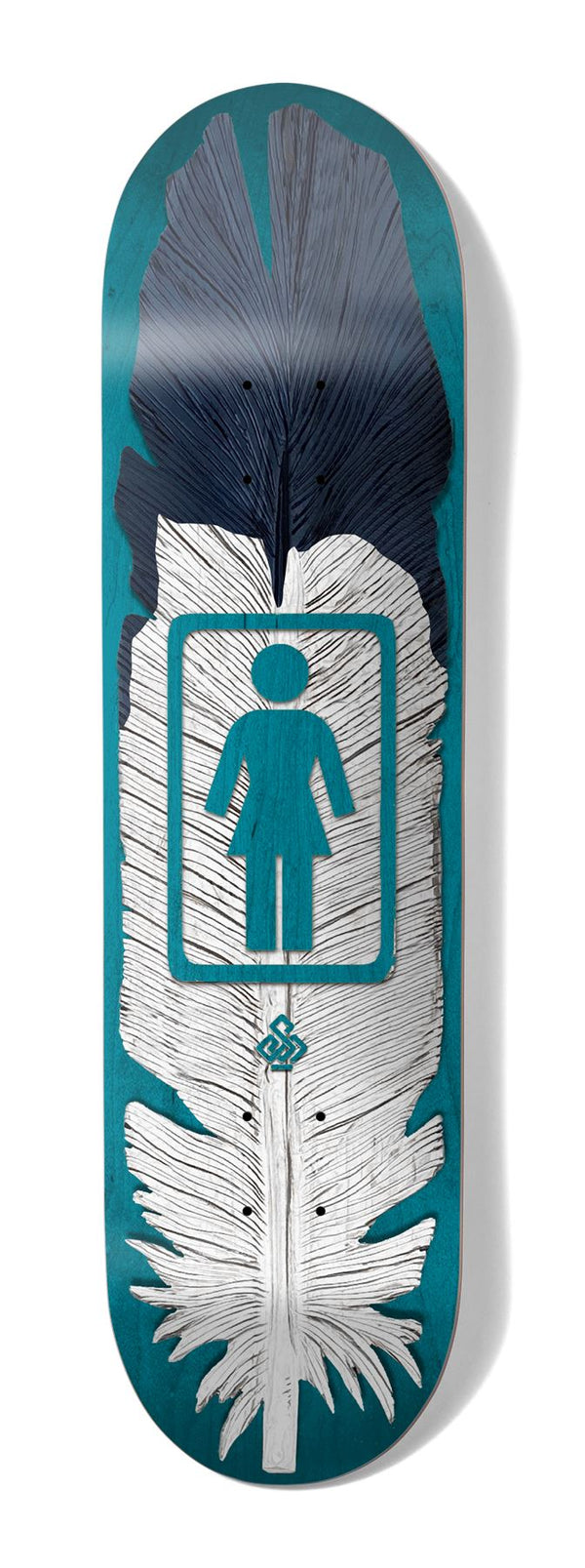 Girl Skateboard Saiz Feather Cory Kennedy Skateboard Deck - 8.375