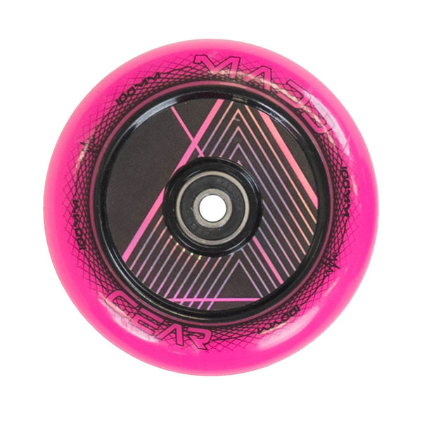 Madd Gear 100mm Hollow Core - Raven - Pink Scooter Wheels