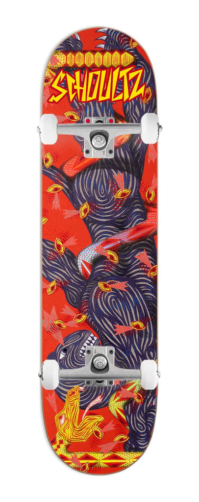 Techne Schoultz Beast x Venom Custom Complete Skateboard - 8.25"