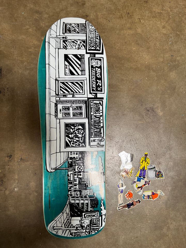 Prime Stick-O-Rama Deck (Assorted) - Skatewarehouse.co.uk