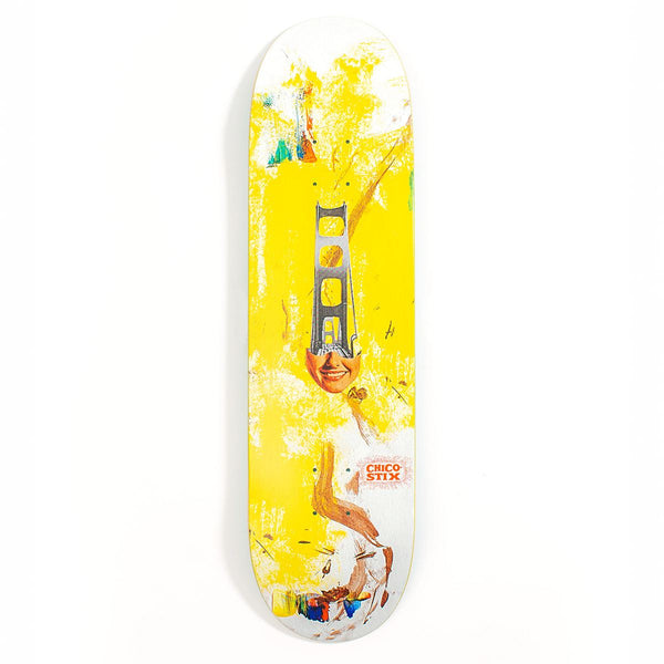 Chico Stix 'SF Smile' Popsicle Skateboard Deck - 8.25