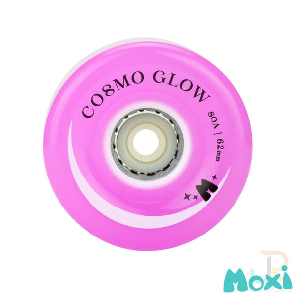 Moxi Cosmo Glow Wheels (4) - Purple Haze - 62 / 32mm 80A