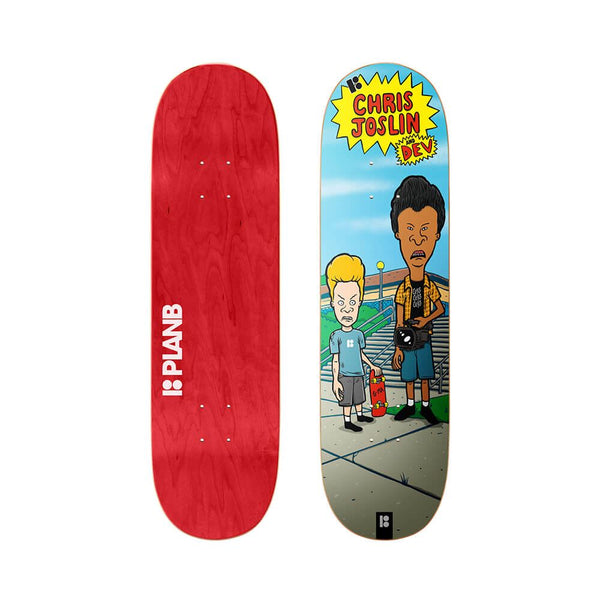 Plan B Dev Joslin Twin Tip Mini Plan B Skateboard Deck - 8.0