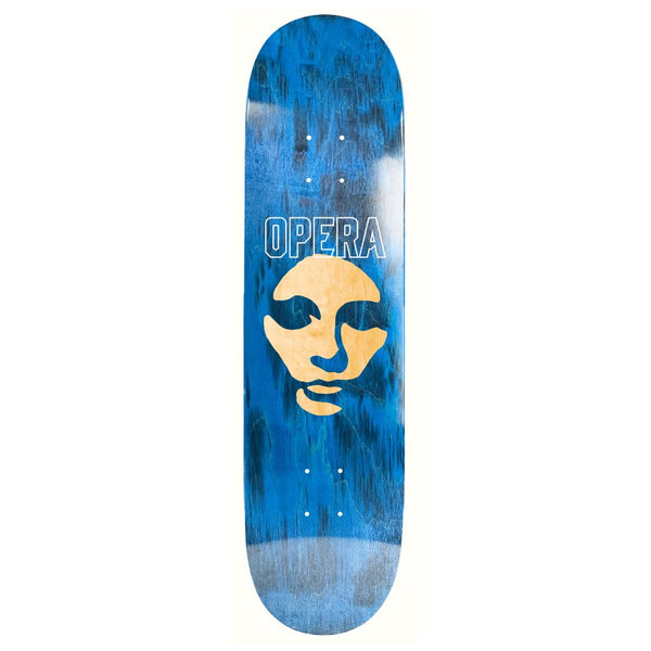 Opera Die Cut Mask EX7 Blue Skateboard Deck - 8.25