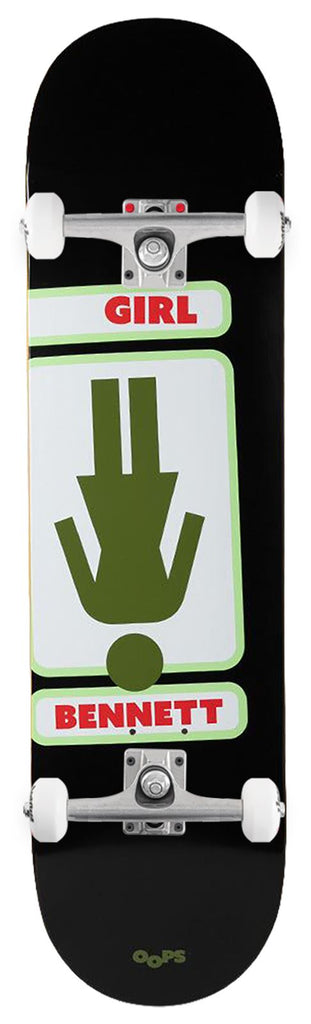 Girl Skateboard Oops OG Niels Bennett x Venom Custom Complete Skateboard - 8.5" - Skatewarehouse.co.uk