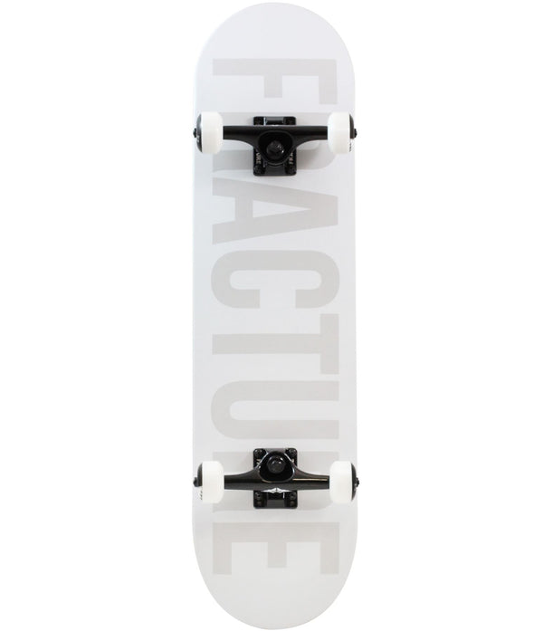Fracture Fade White Complete Skateboard 8.0
