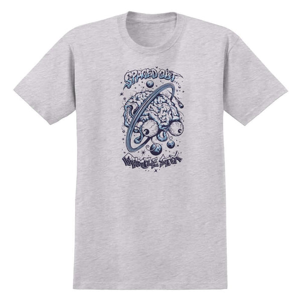Antihero Ringspun T-Shirt Grimplestix Spaced Out - Ash Grey - Skatewarehouse.co.uk