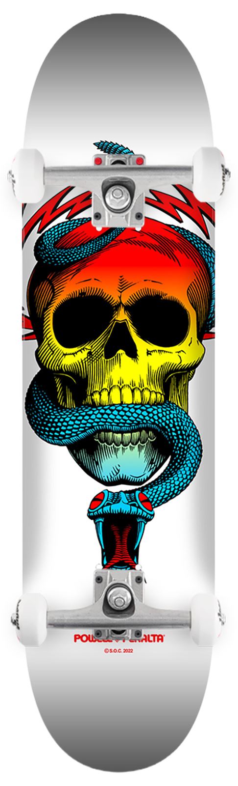 Powell Peralta McGill • Yellow Fade / White x Venom Custom Complete Skateboard - 8.5
