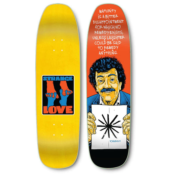 StrangeLove Kurt Vonnegut Maturity x (WB: ) Sean Cliver Skateboard Deck - 8.875