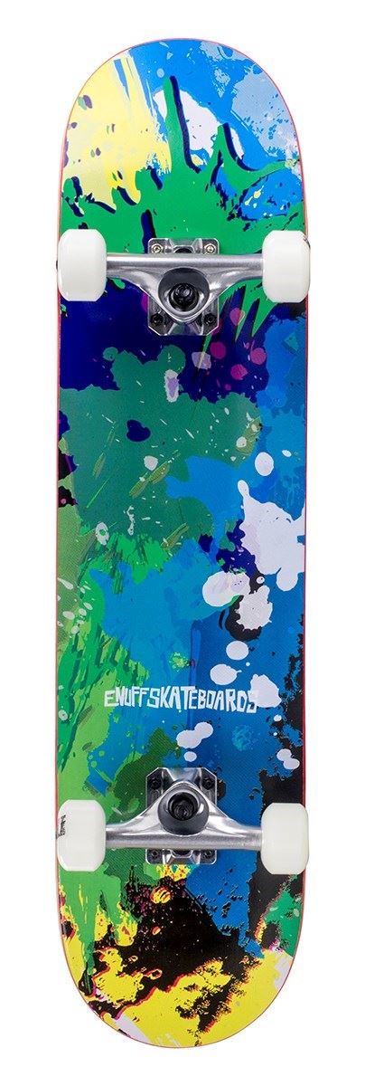 Enuff Splat Complete Skateboard - Green Blue - 7.75