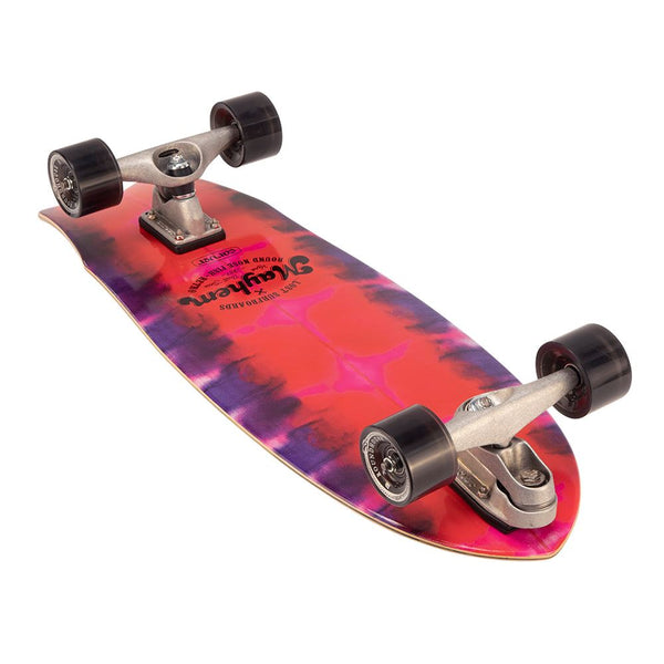 Carver ...Lost RNF Retro Tie Dye - C7 Surfskate Cruiser Skateboard - 9.875