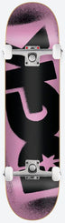 DGK O.G. Logo Deck Pink/Black Complete Skateboard - 7.75" - Skatewarehouse.co.uk