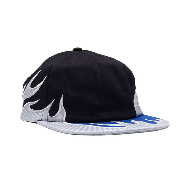 WKND Flame 5-Panel Cap Black - Skatewarehouse.co.uk