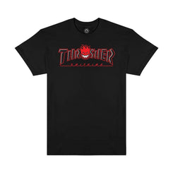 Thrasher x Spitfire T-Shirt Big Head Outline - Black