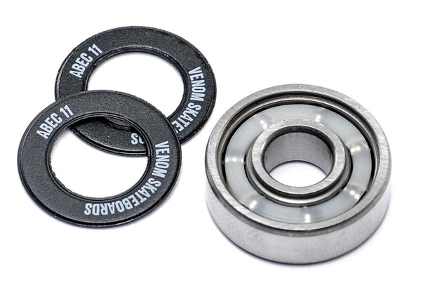 Venom Skateboards ABEC 11 Pro Skateboard Bearings - Skatewarehouse.co.uk