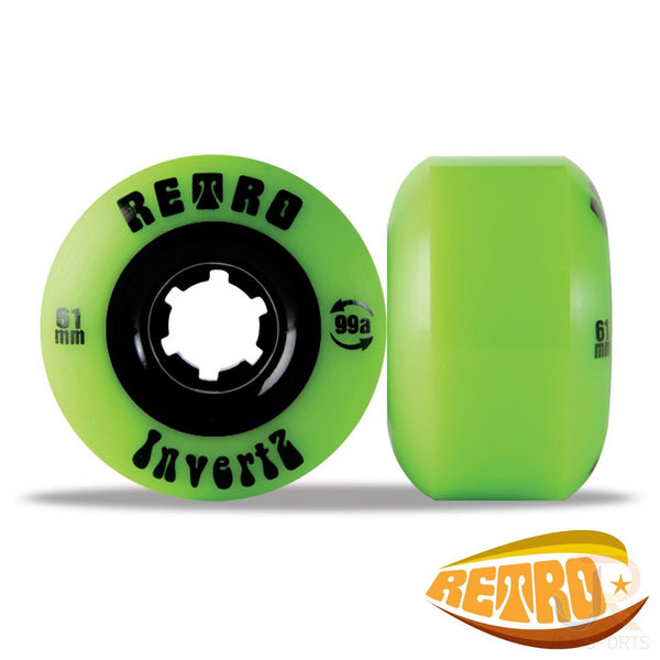 Retro - Park Invertz - Lime - 61/99A - Set 4 - Skatewarehouse.co.uk