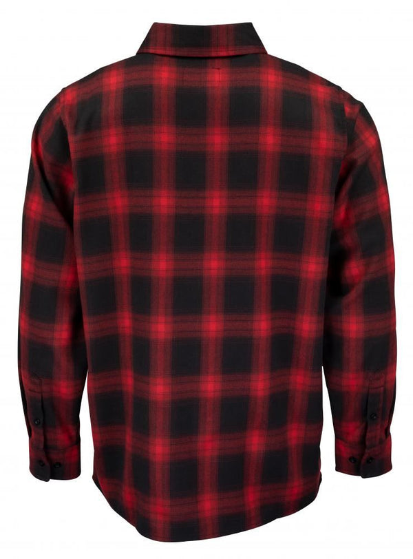 Independent Shirt Mission Shirt - Red Check - Skatewarehouse.co.uk