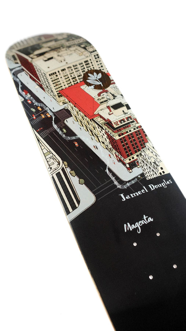 Magenta Jameel Douglas City Jazz Board (Steep) Skateboard Deck - 8.5