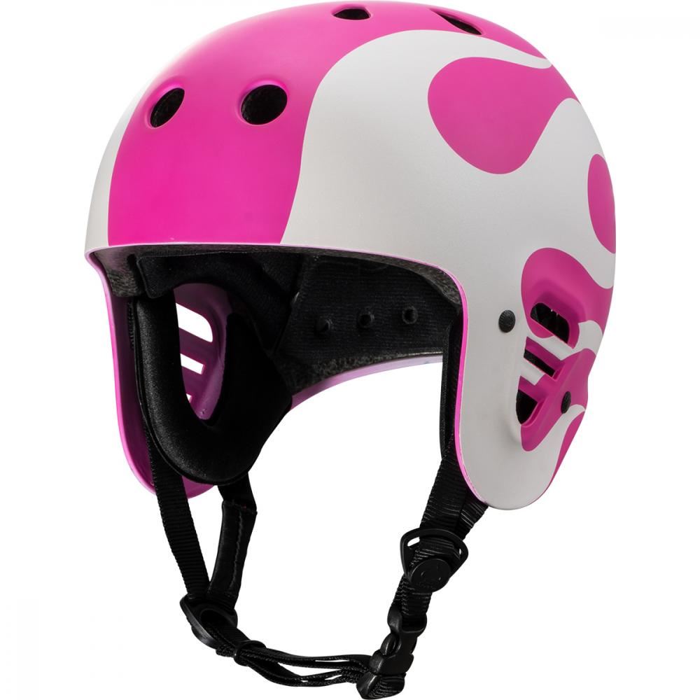 Pro-Tec Helmet Full Cut Cert Gonz Flame - Purple / White - Skatewarehouse.co.uk