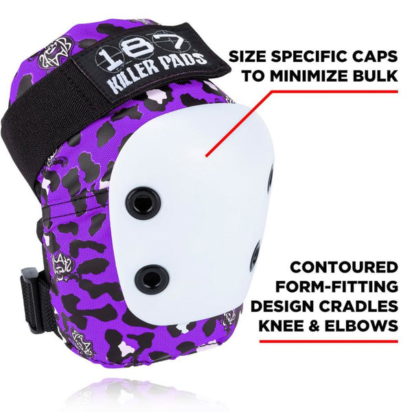 187 Killer Pads Jr. Six Pack Set Staab - Purple - Skatewarehouse.co.uk