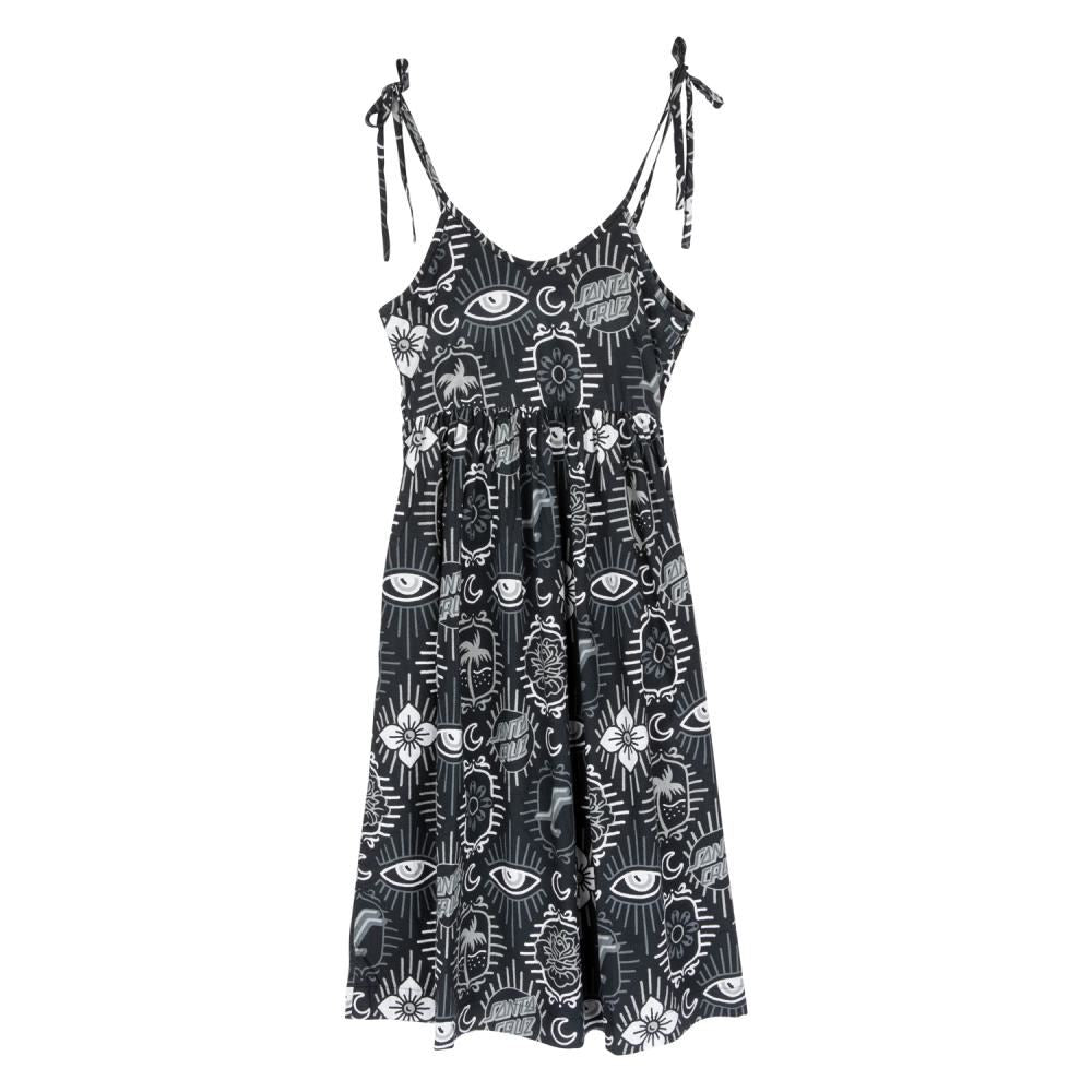 Santa Cruz Womens Dress Patchwork - Black Patchwork