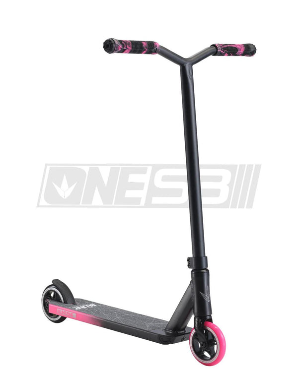 ONE S3 - Two Toned - Black / Hot pink Stunt Scooter
