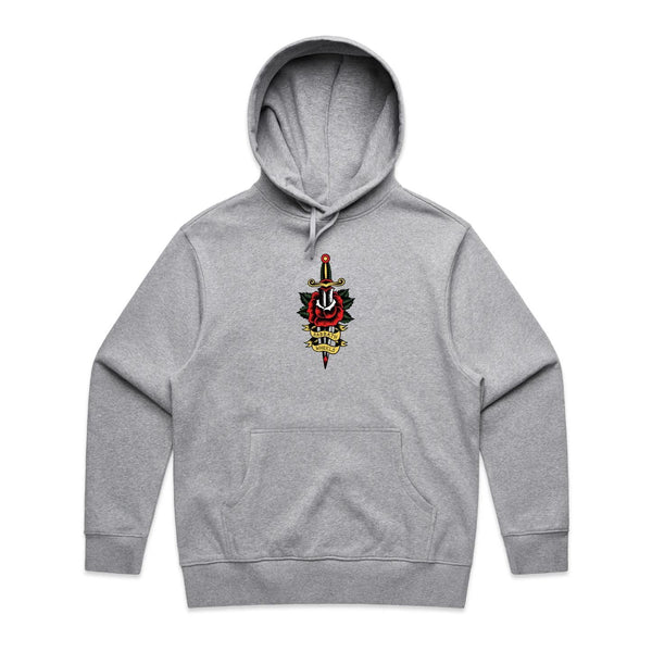 Sabbath Rose Dagger Hoodie Grey - XL