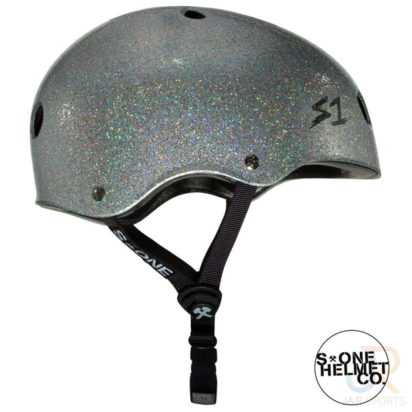 S1 Lifer Helmets - Silver Gloss Glitter