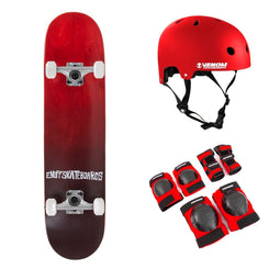 Enuff Fade Red Complete Skateboard Bundle